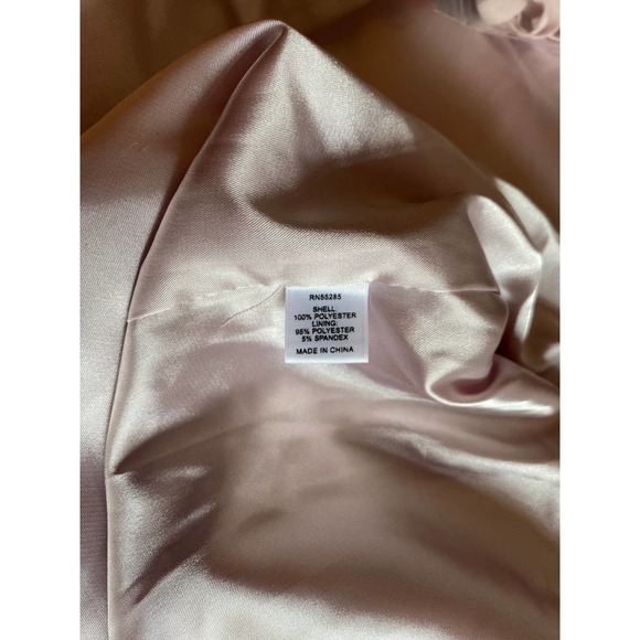 Express womens dress size 12 pink chiffon wrap sequin lined mini prom dance nwt - Picture 11 of 11